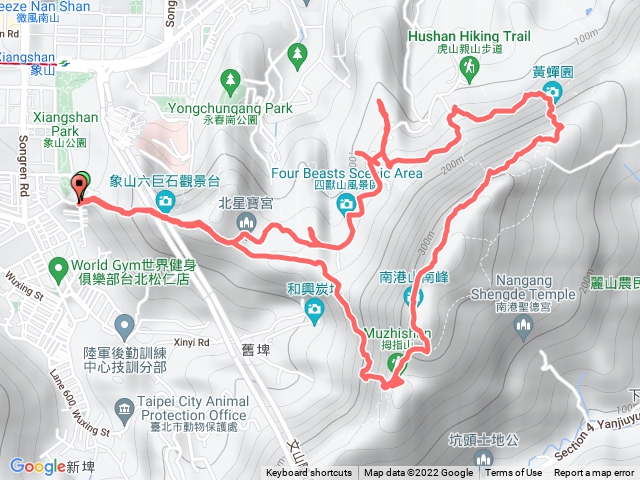 四獸、九五峰、南港、拇指O型連走（象山起登）