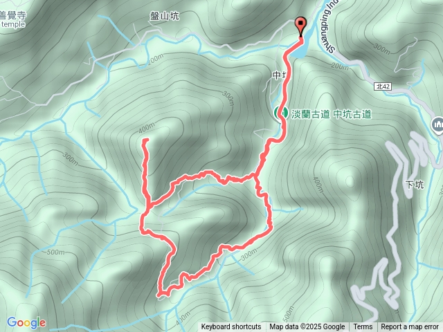 雙溪  中坑橋-中坑古道西線-中坑西山-中坑古道 O形