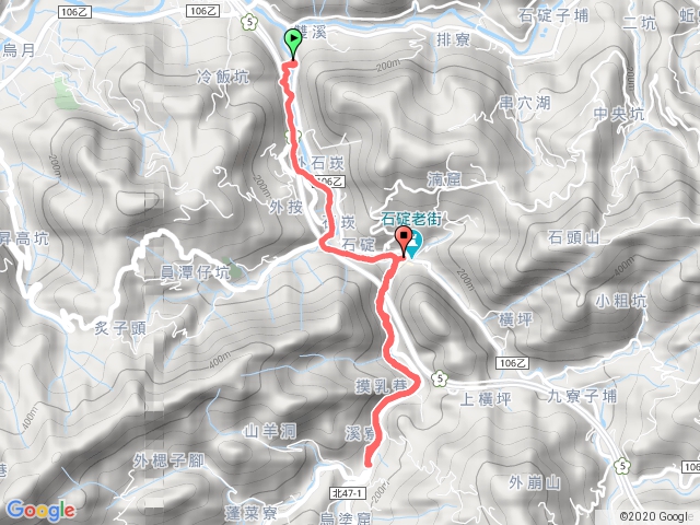 淡蘭古道南路之外按古道、烏塗溪步道