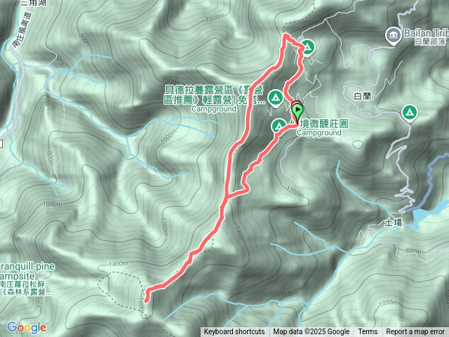 大鳥縱走｜大窩山｜鳥嘴山O型（新登山口）｜五峰天際線預覽圖