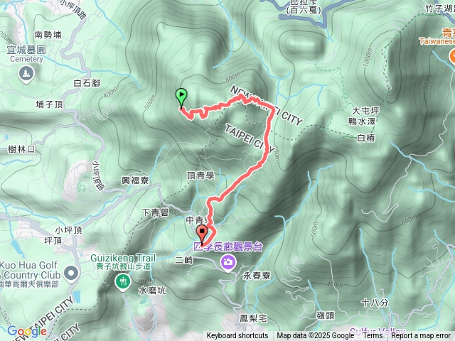 興福寮-向天池-向天山-面天山-清天宮