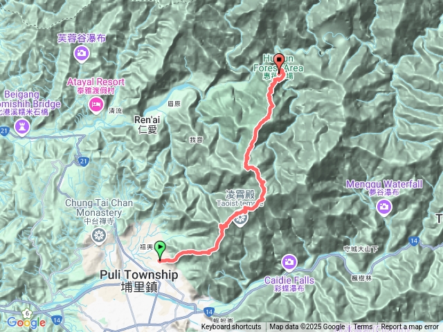 2025-01-18 埔里六秀 - 關刀山縱走小出山下惠蓀林場｜公車接駁｜廣明宮福德正神起登 經西關刀山預覽圖