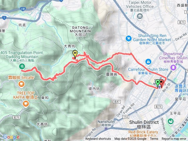 樹林大棟山、青龍嶺、大同山步道預覽圖