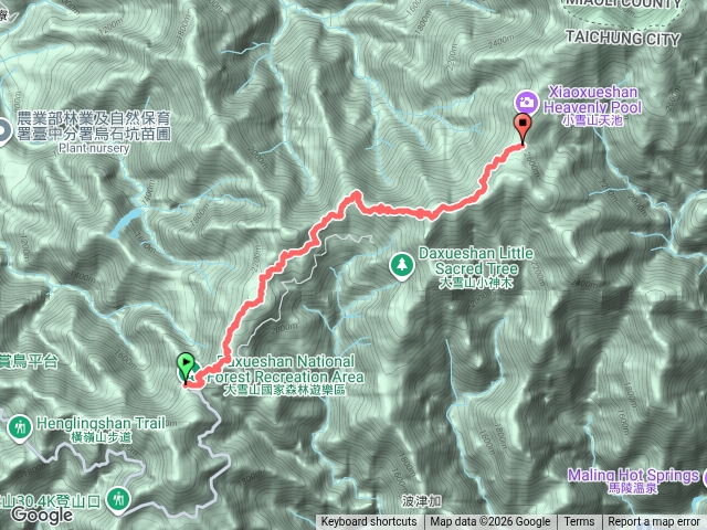 115/8/23大雪山森林遊樂區船型山、鞍馬山步道預覽圖