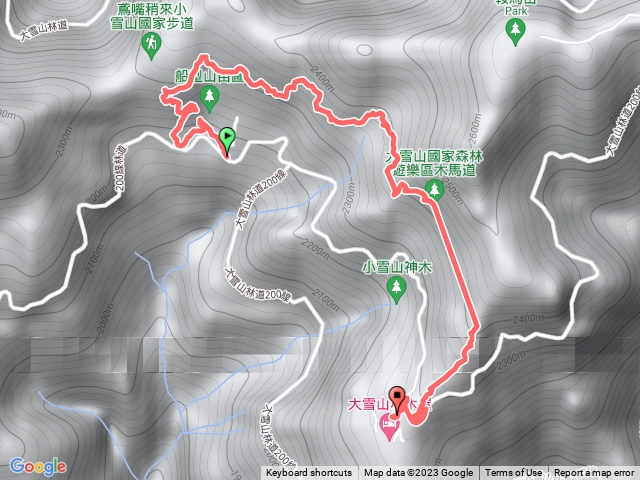 大雪山木馬古道