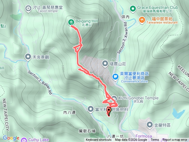 汐止 拱北殿賞楓 三秀山 北港山