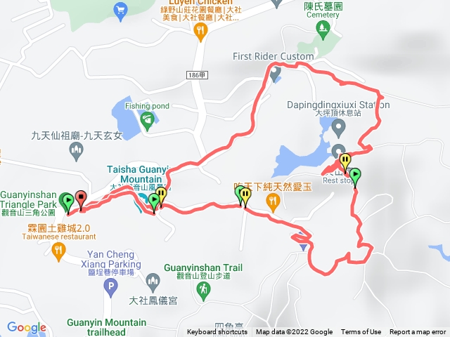 大社觀音步道之觀音尖山