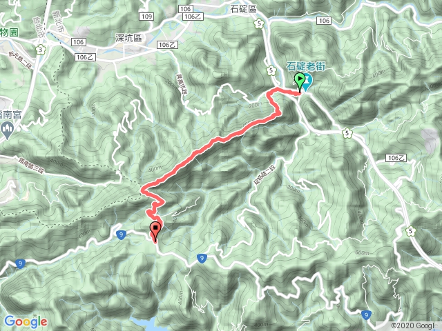 筆架連峰（石碇登山口-西帽子岩-炙子頭山-筆架山-綠豆湯鞍部）