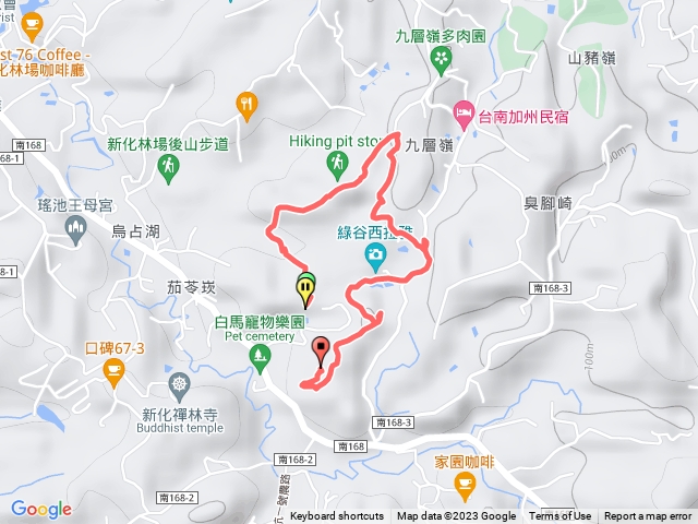 新化林場後山慈惠堂路線