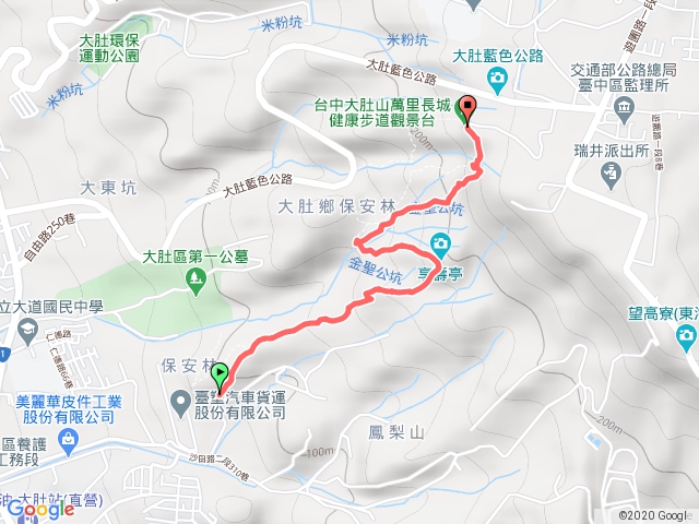 2020.08.15大肚山萬里長城