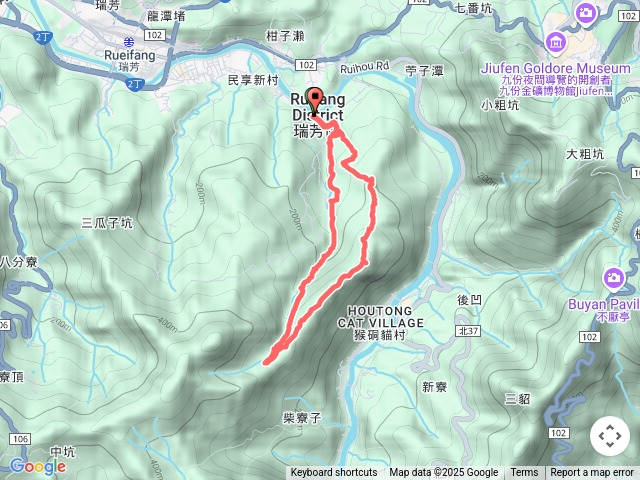圓山福德宮~蛇子形#27保線路~蛇子形稜線~蛇子形古道 O型(時間含除草修徑)