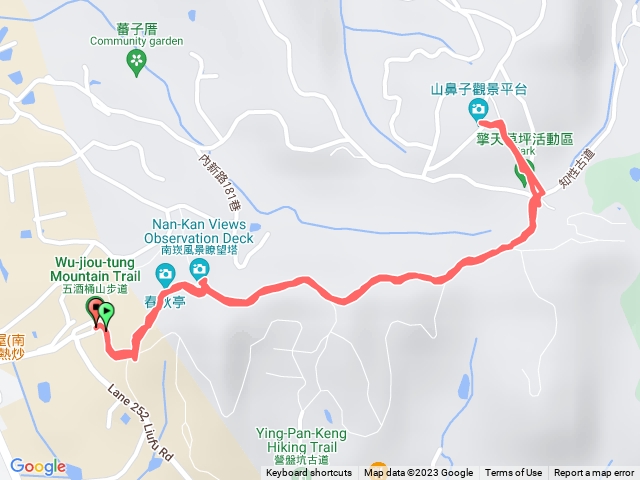 五酒桶山步道慢慢走喔