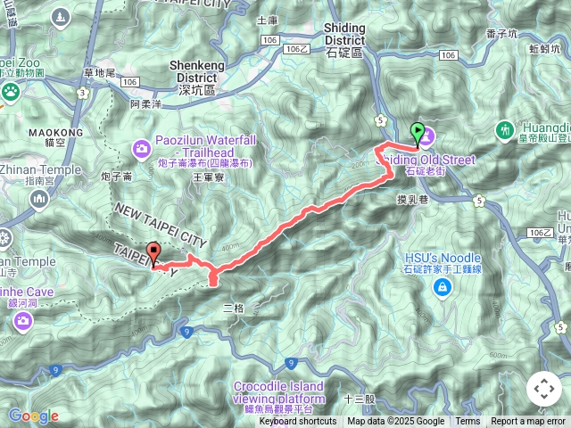 微笑山線：【二格山系】筆架連峰段