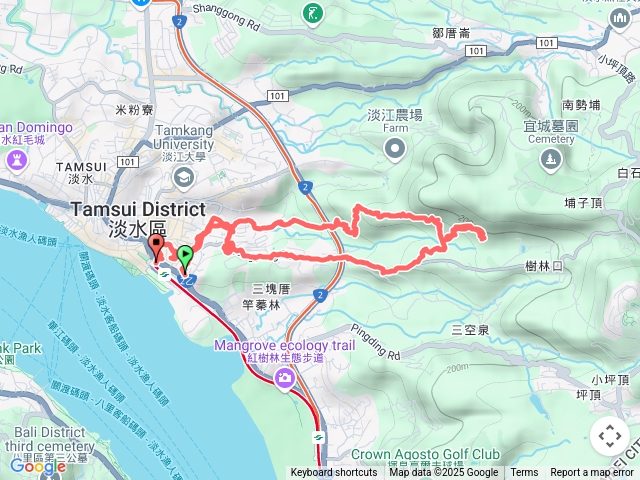 淡水虎頭山O繞