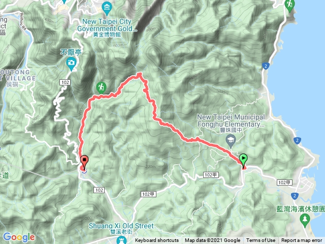 ⛰️淡蘭古道北路(楊廷理+燦光寮)-📆2021.12.19-(雙溪火車站→牡丹火車站)