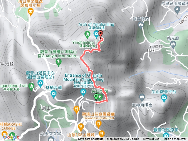 尖山 觀音山攀岩路線