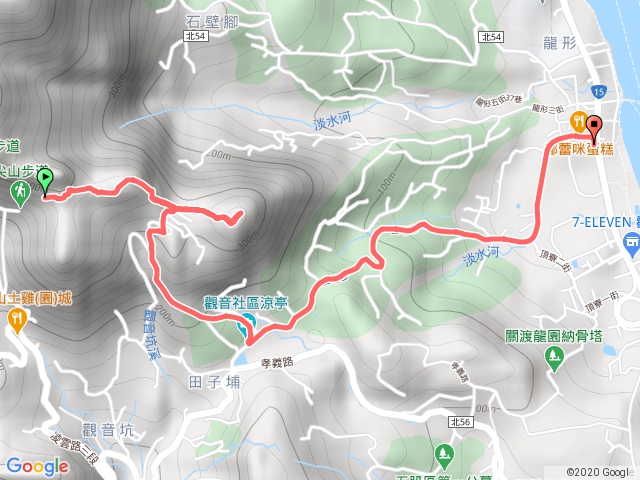 探索觀音山尋寶任務觀音山、尖山(占山)登山步道202007121112