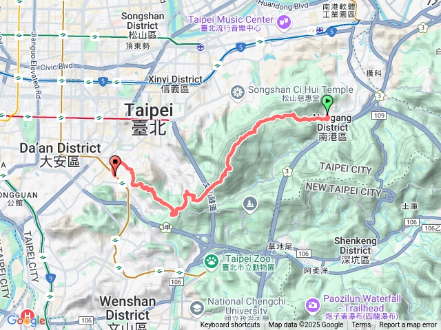 臺北大縱走第六段➡️九五峰➡️南港山小百岳#013➡️南港山南峰➡️母指山➡️馬蹄平台