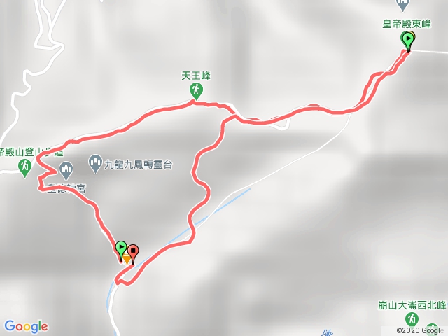 皇帝殿 天王峰上 東峰下