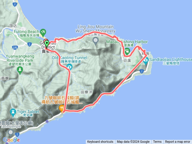 福容環狀線單車環騎21公里