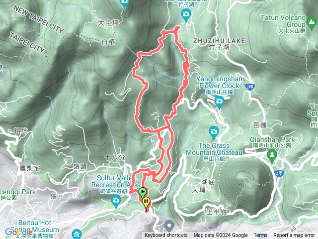 龍鳳谷遊客中心-18圳古道-滾水頭-泉源山-無尾崙-惇敘高工