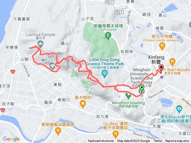 百大步道鳳崎落日步道20231201