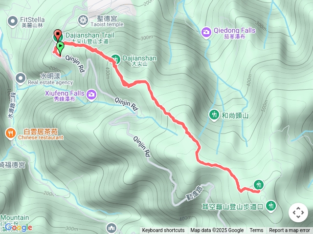 大尖山、四分尾山