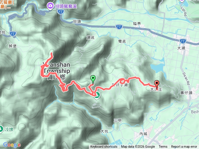 2026-03-14掉堡山、貢仔子湖山、大湖庄山