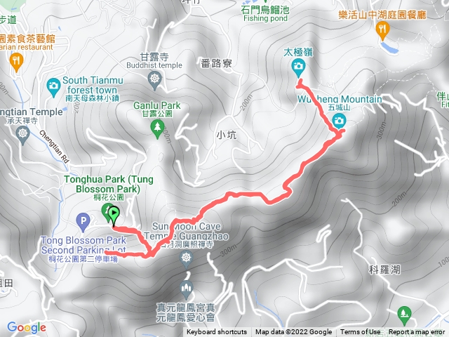 天上山-五城山-太極嶺-三粒半