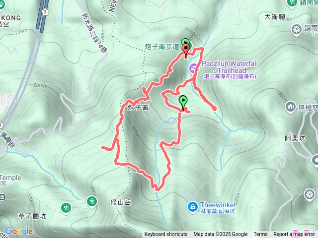 炮子崙步道｜蚊子餵到飽+滑滑大挑戰