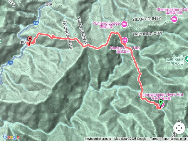 2025年114年05月21日 中央尖溪木屋-勝光登山口 第四天