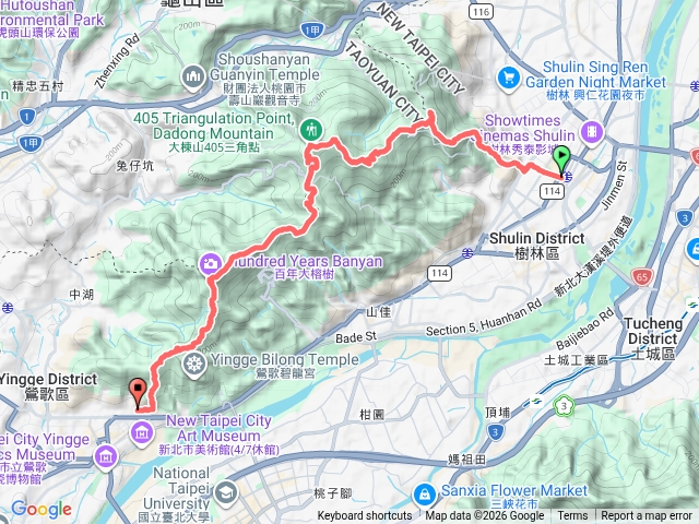 樹鶯縱走(樹林到鶯歌，火車接駁)預覽圖