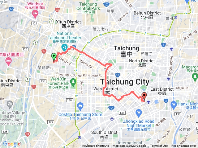 分段徒步環島D1 台中市至三義