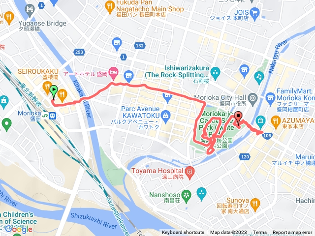 日本100名城-盛岡城