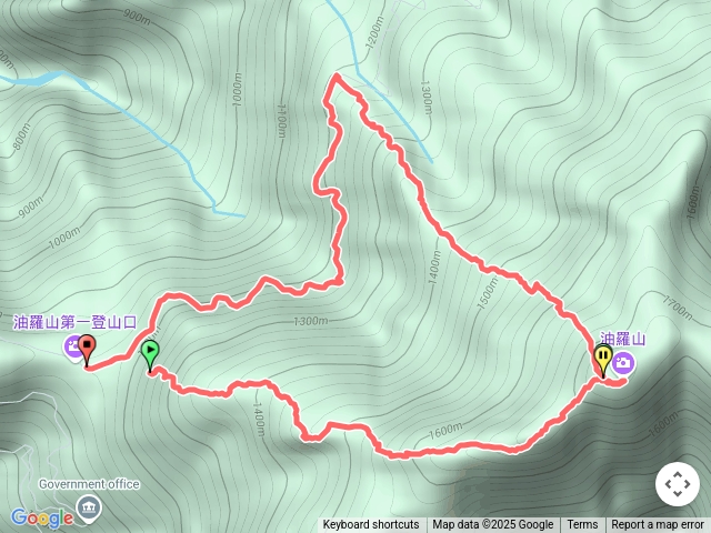 油羅山登山預覽圖