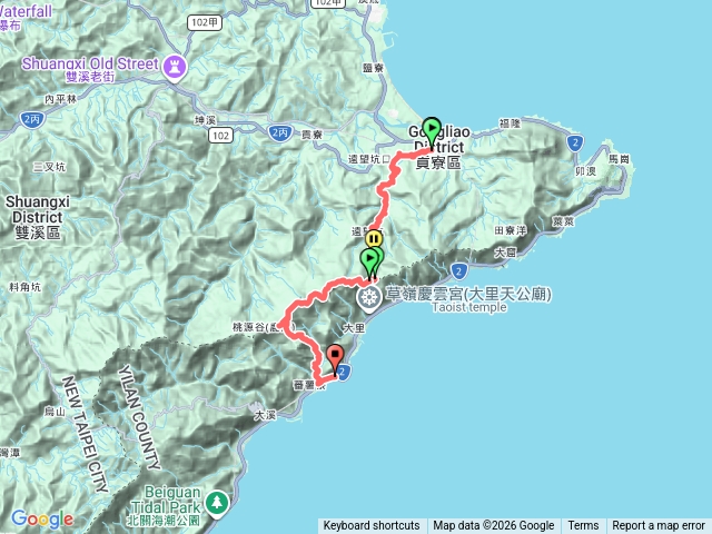 草嶺古道加桃源谷預覽圖