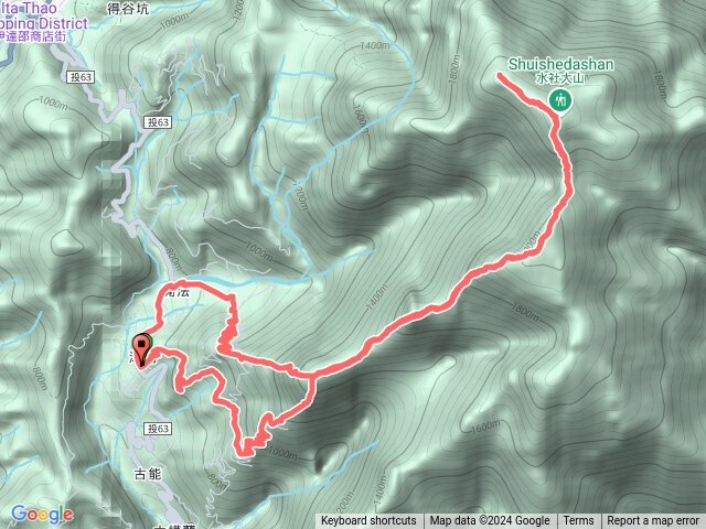 潭南山、水社大山、潭南山北峰、連走預覽圖