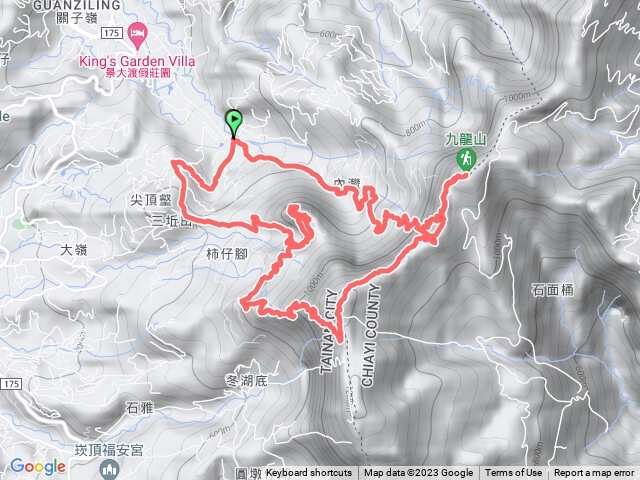 九龍山大凍山雞籠山
