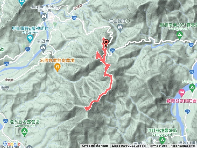 北/西/南 廍亭山