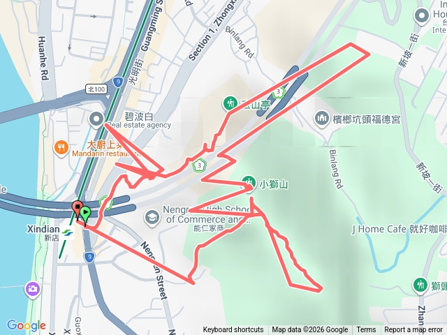 新店中興路小獅山小獅頭山文中路