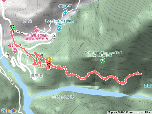 20201021八通關古道 3.4K遇雨折返