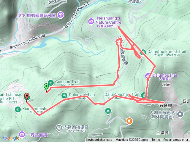 翠山步道碧溪步道大崙頭山大崙尾山步道