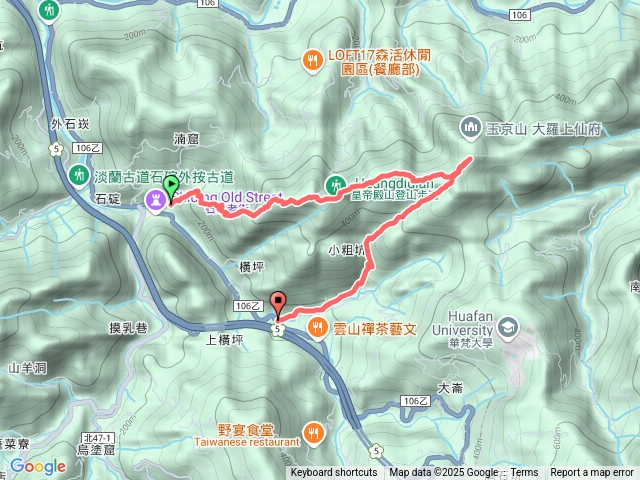 2025微笑山線：【二格山系】皇帝殿稜線段(老街-西峰-天王峰-東峰-小粗坑登山口)