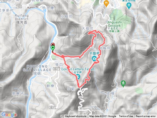 侯狪➡️金字碑古道➡️大粗坑古道➡️ 猴硐國小