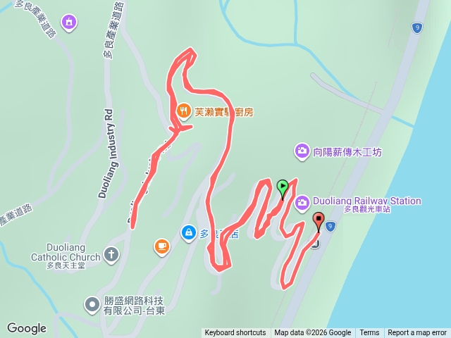 多良車站到多良教會