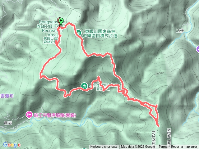東眼山-拉卡山-卡外山O型預覽圖
