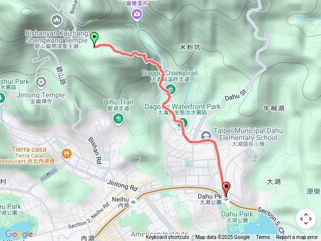 內湖鯉魚山步道