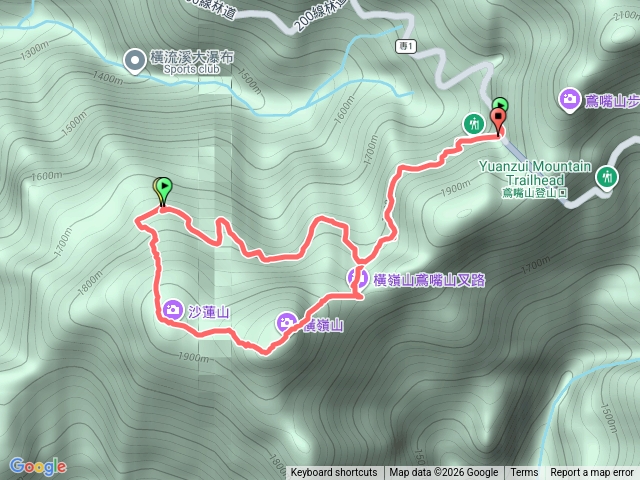 20260223橫嶺山沙蓮山