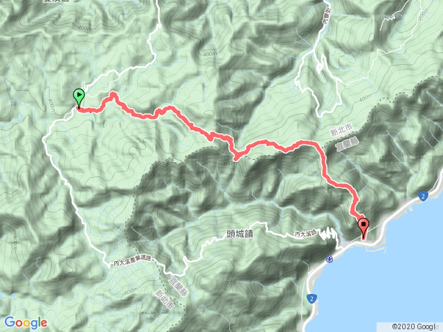 虎豹潭沿北勢溪縱走出大溪車站