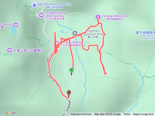 冷水坑牛奶湖、雞心崙